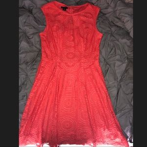 Coral dress